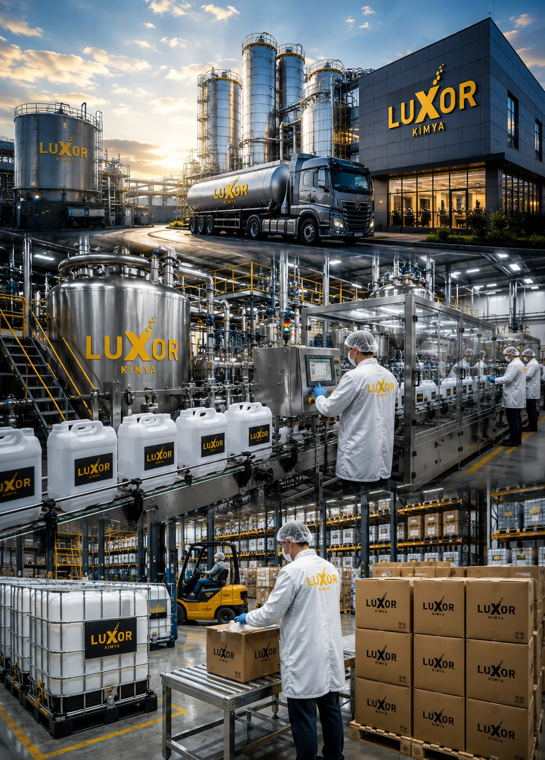 Luxor Kimya üretim ve ürün geliştirme altyapısı