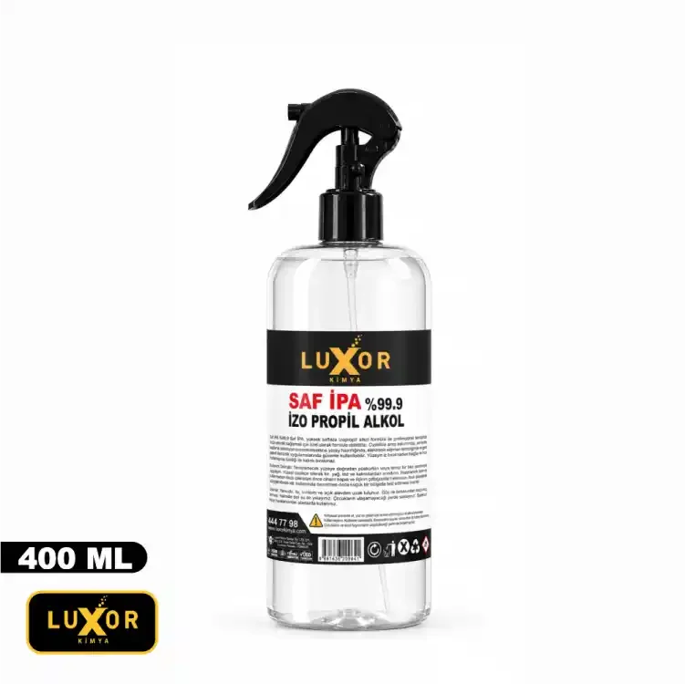 Luxor Kimya Saf İPA %99 İzopropil Alkol 400 ml