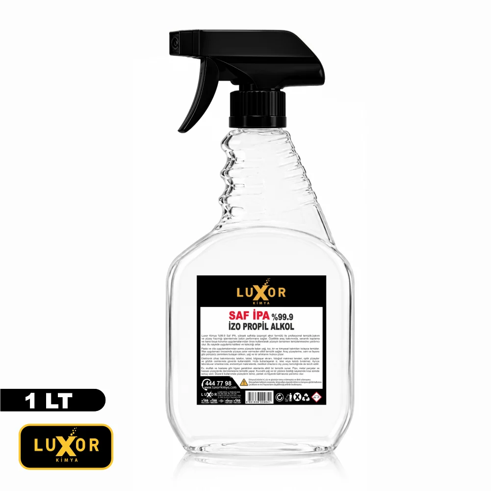 Luxor Kimya Spreyli Saf İPA %99 İzopropil Alkol 1 Lt