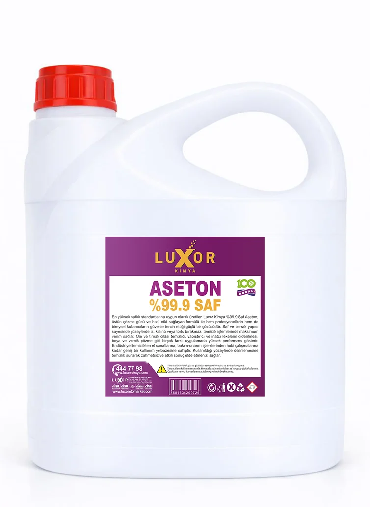 Luxor Kimya Saf Aseton 3 Lt