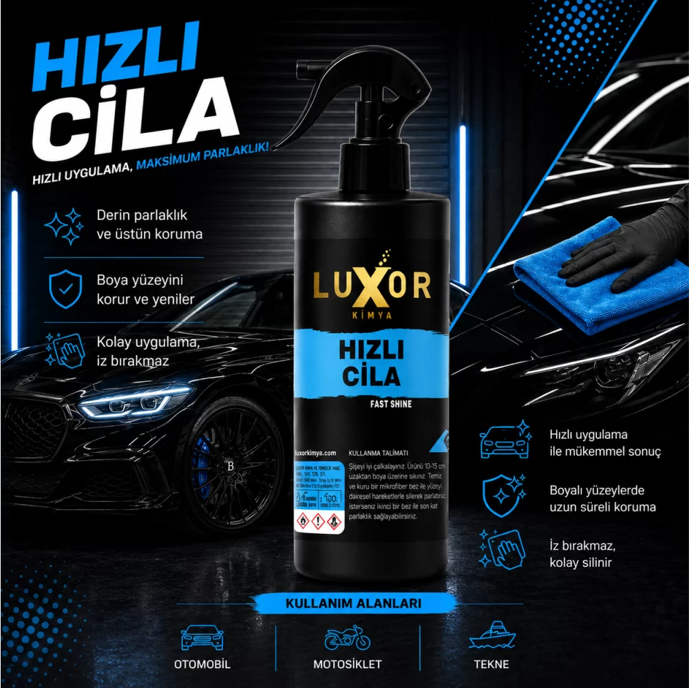 Luxor Kimya Hızlı Cila 200 ml ek görsel