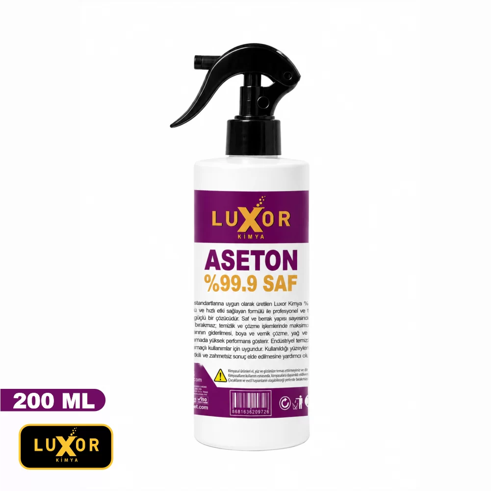 Luxor Kimya %99.9 Saf Aseton 200 Ml