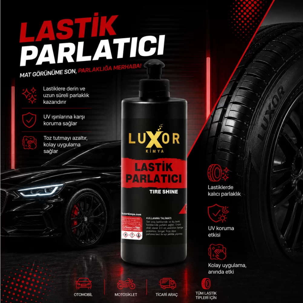 Luxor Kimya Lastik Parlatıcı 200 ml ek görsel