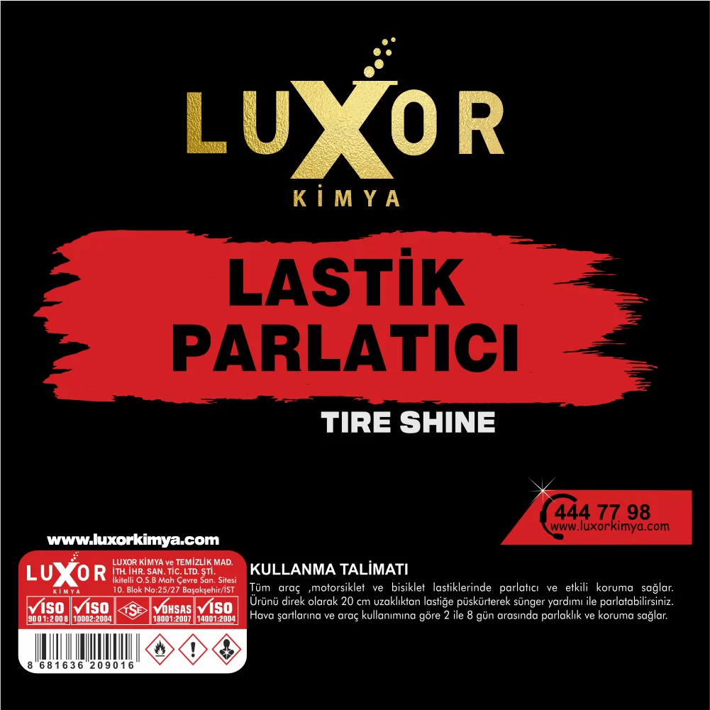 Luxor Kimya Gold Lastik Parlatıcı 473 ml ek görsel
