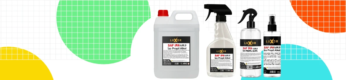 Luxor Kimya Saf İPA %99 İzopropil Alkol 3 Lt kapak görseli