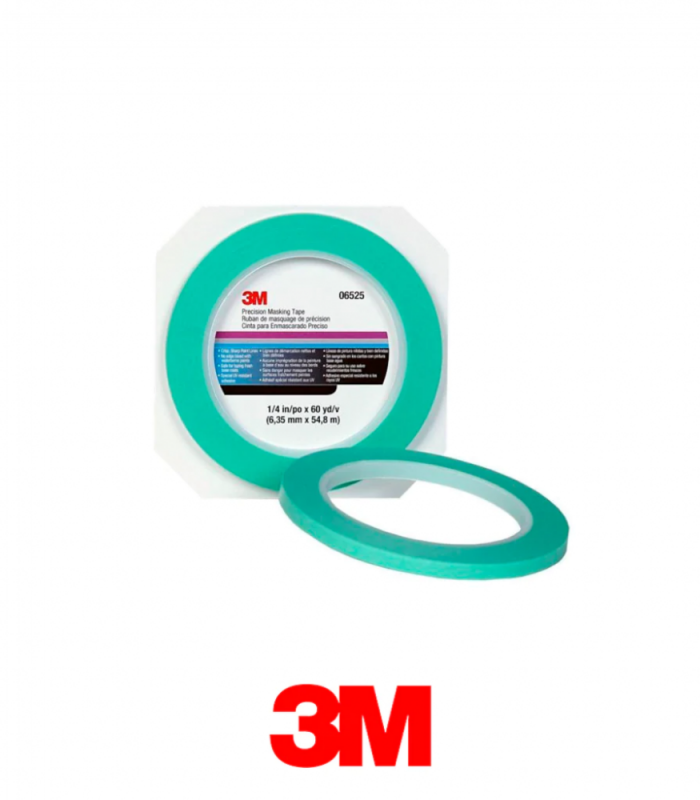 3M™ 6525 Dekoratif Maskeleme Bantı, 6.35 mm x 54.8 metre