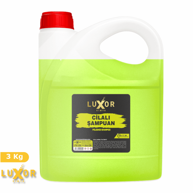 Luxor Kimya Cilalı Oto Şampuanı 3 Kg