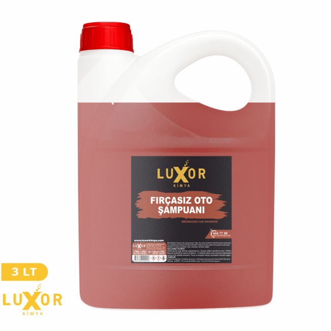 Luxor Kimya Fırçasız Oto Şampuan 3 Lt