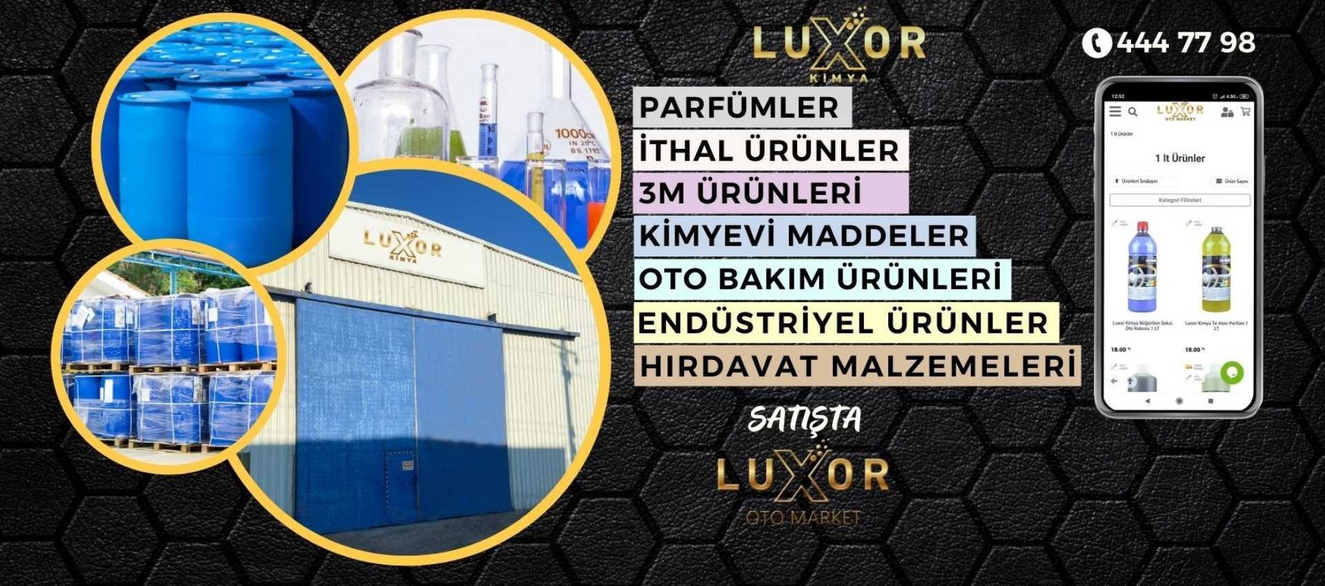 Luxor kimya banner slide